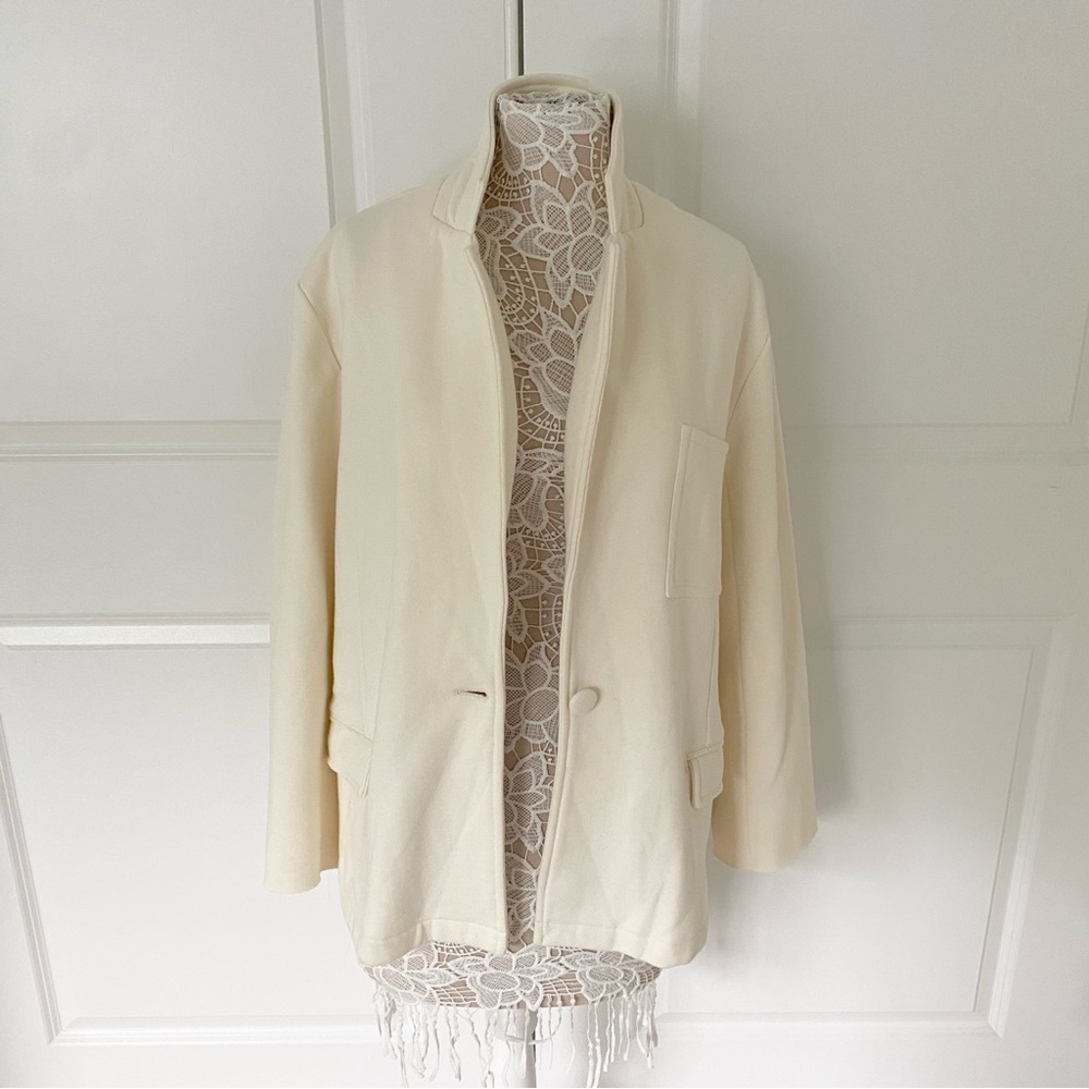 NEW Boys Lie REVOLVE Oversized Sweatshirt Blazer Sz XS/S *altered* - Picture 7 of 10